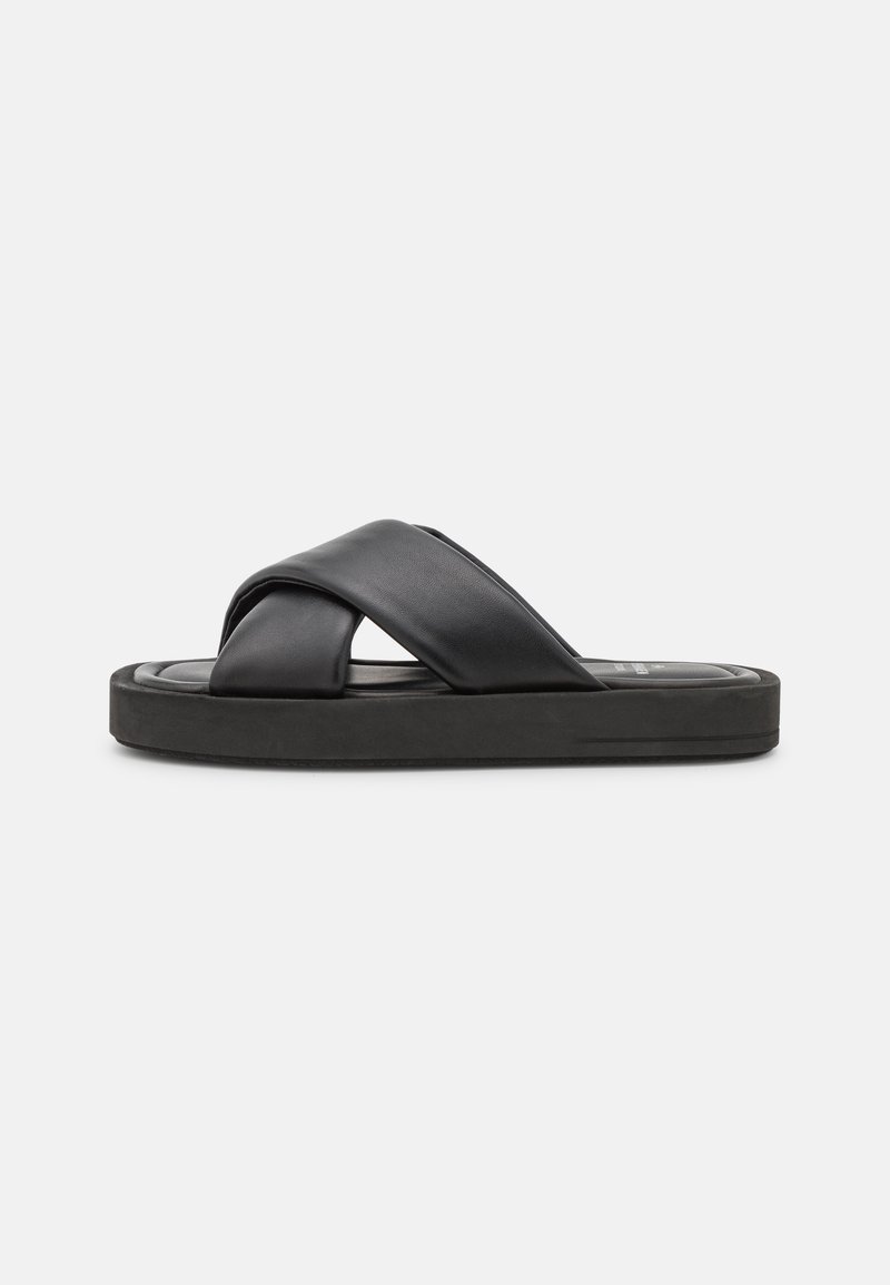 Damen Flache Pantoletten | Copenhagen CPH766 Pantolette flach black/schwarz - JN65057 Damen Flache Pantoletten | Copenhagen CPH766 Pantolette flach black/schwarz - JN65057