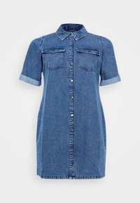 Vero Moda Curve VMCJENNIE - Dongerikjole - medium blue denim
