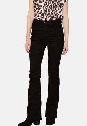 Džíny Bootcut - black