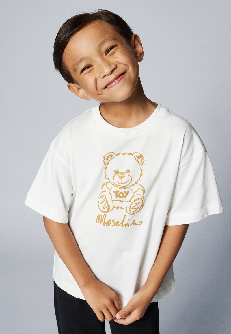 MOSCHINO ADDITION UNISEX - Tričko s potlačou - cloud