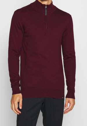 INDICODE JEANS Strickpullover - bordeaux