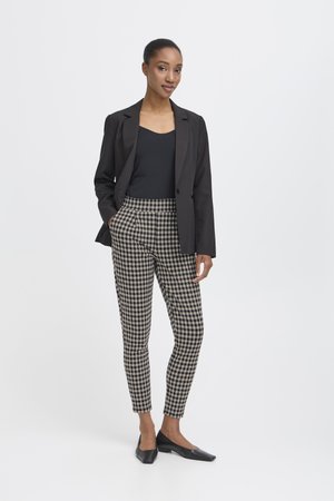 ICHI, IHKATE CHECKY PA2 - Pantalon classique - black