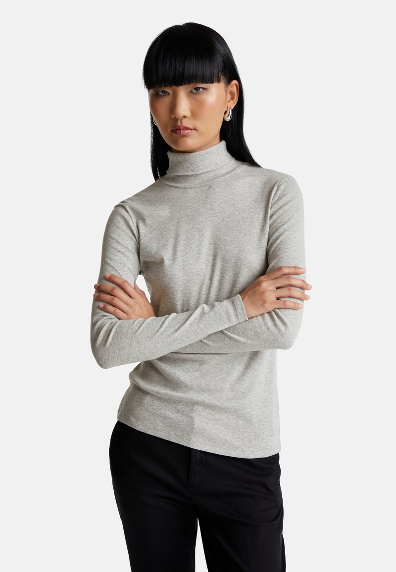 United Colors of Benetton LONG SLEEVE  - Top s dlouhým rukávem - grey