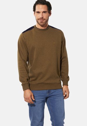 TIMARIO - Sweatshirt - braun melange