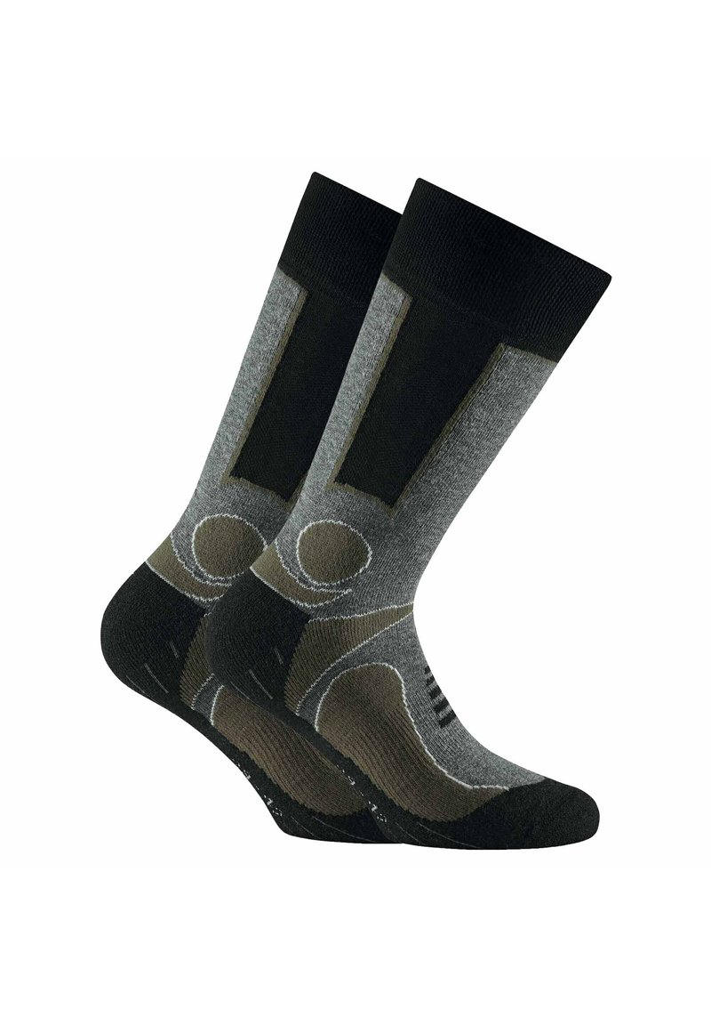 Rohner Advanced Socks BASIC 2ER PACK TREKKING OUT - Socken - khaki