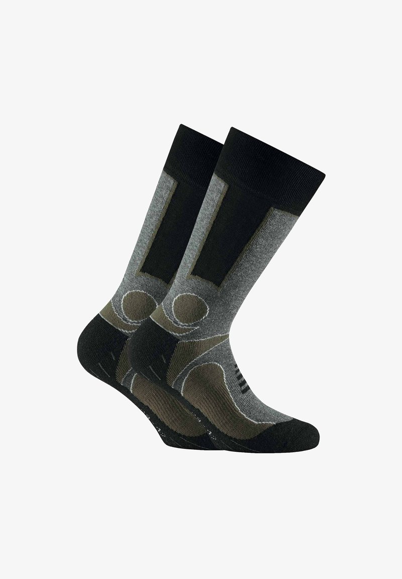 Rohner Advanced Socks BASIC 2ER PACK TREKKING OUT - Socken - khaki