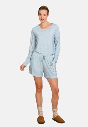 THOUSAND LEAVES - Nachtwäsche Hose - light blue