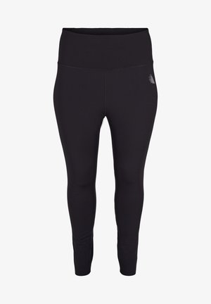 HIGH WAISTED WORKOUT WITH INNER POCKET - Medias - black