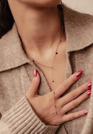COIN Y LARIAT - Collier - gold-coloured