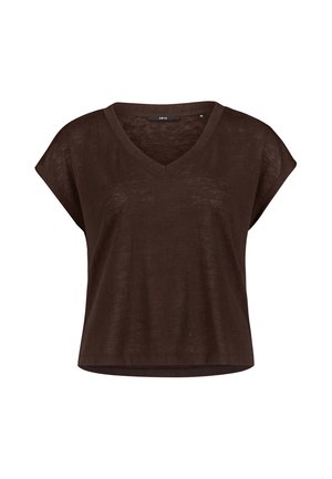 zero, T-shirt basique - chocolate plum