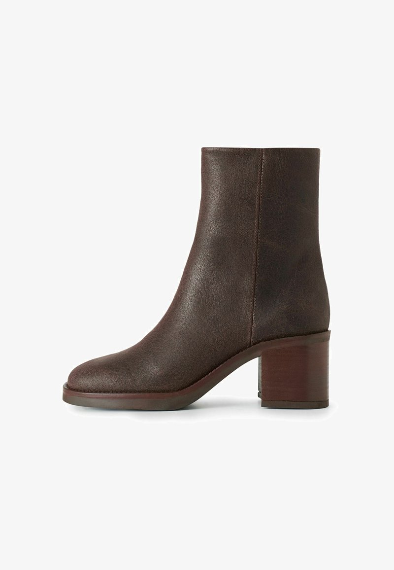 BALAGAN TEKEN - Kotníkové boty na platformě - brown waxed