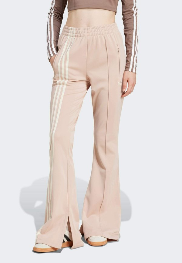 3-STRIPES FLARED FIREBIRD TRACK PANTS - Tracksuit bottoms - ash pearl