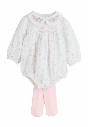 REGULAR FIT - BLOOMER 2 PIECE SET - Body - white pink ditsy