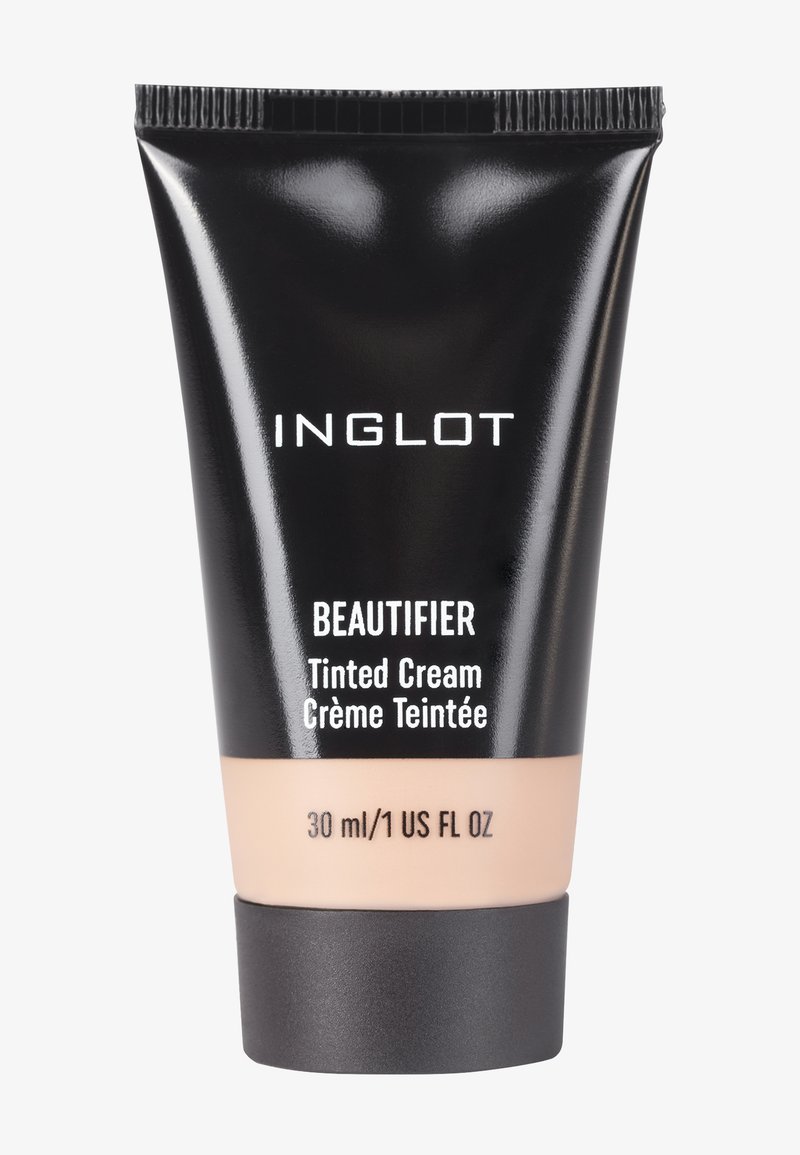INGLOT Beautifier sävytetty voide musta-beigessä 30 ml tuubissa, mustalla korkilla, merkintä sävytetty voide, 1 US nestetroy unssi.