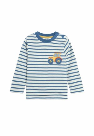 JoJo Maman Bébé TRACTOR APPLIQUÉ POCKET REGULAR FIT - Pitkähihainen paita - denim