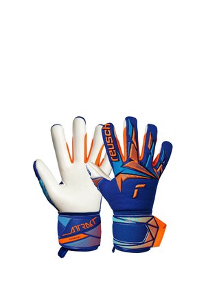 ATTRAKT FREEGEL ADVANCE  - Goalkeeping gloves - sharp blu/shock orang