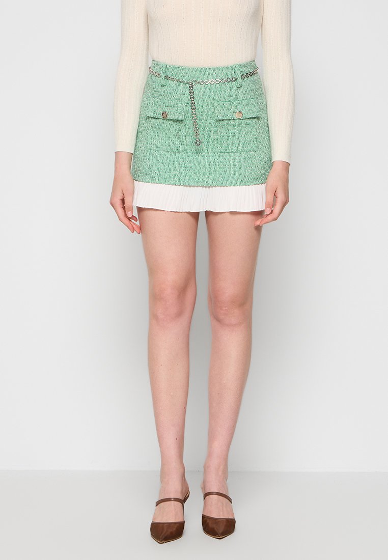 Maje Minirok groen Maje Minirok groen