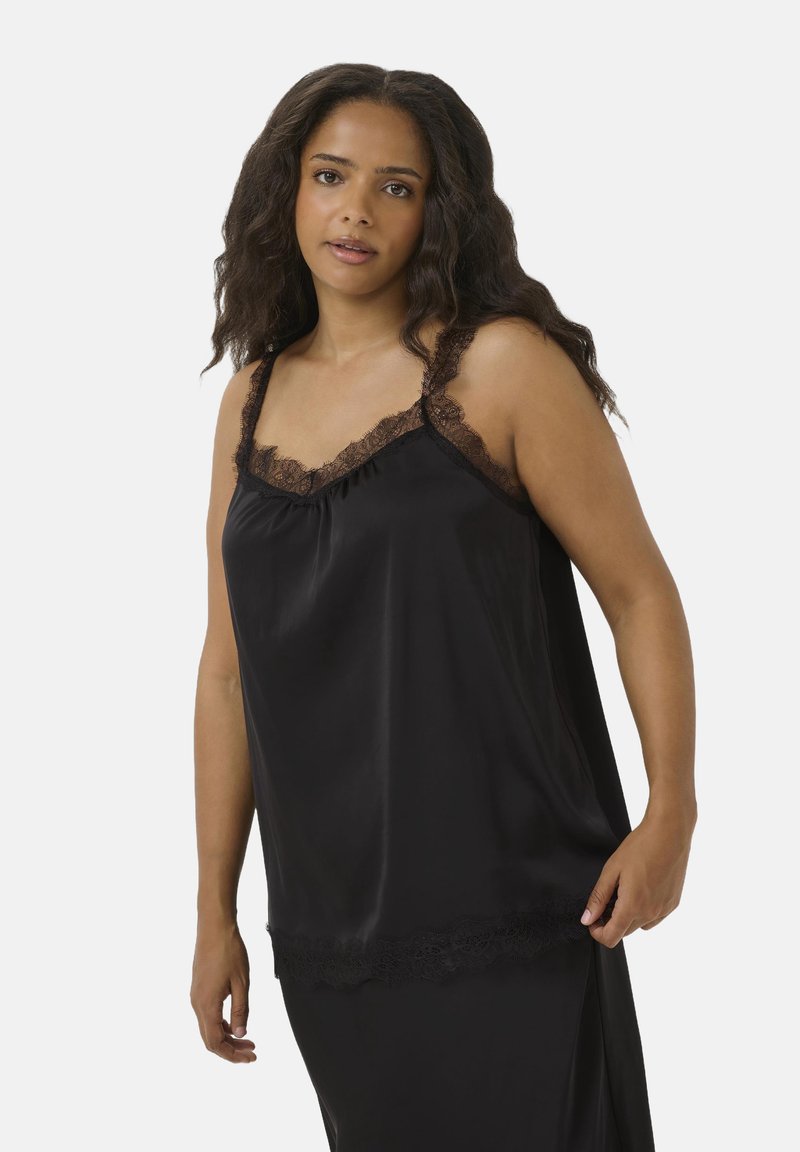 Kaffe Curve HILLA - Débardeur - black deep