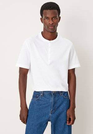 HENLEYAUSSCHNITT - T-shirt basic - white