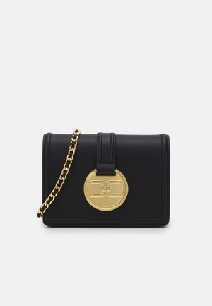 BUTTON LOGO CHAIN SHOULDER BAG - Handbag - nero