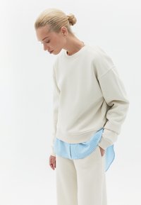 OXXO CREW NECK - Mikina - silver birch