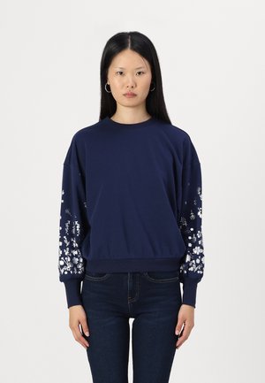 ONLY ONLBROOKE FOIL O NECK - Sweatshirt - naval academy