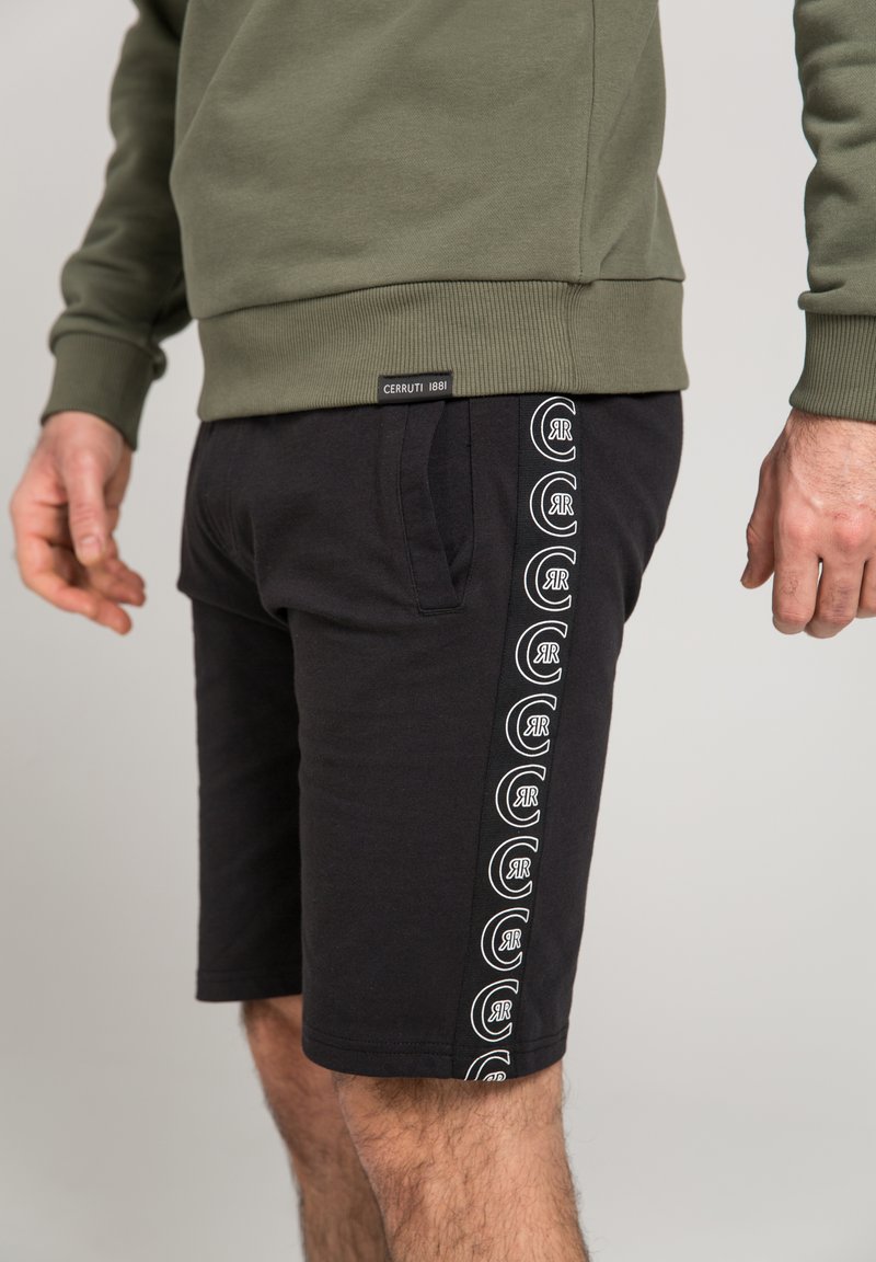 Herren Chino Shorts | Cerruti 1881 TREPOT Shorts schwarz - KN95271 Herren Chino Shorts | Cerruti 1881 TREPOT Shorts schwarz - KN95271