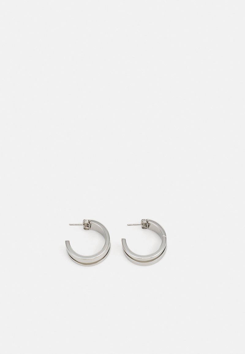 Calvin Klein GEOMETRIC ESSENTIALS - Orecchini - silver-coloured