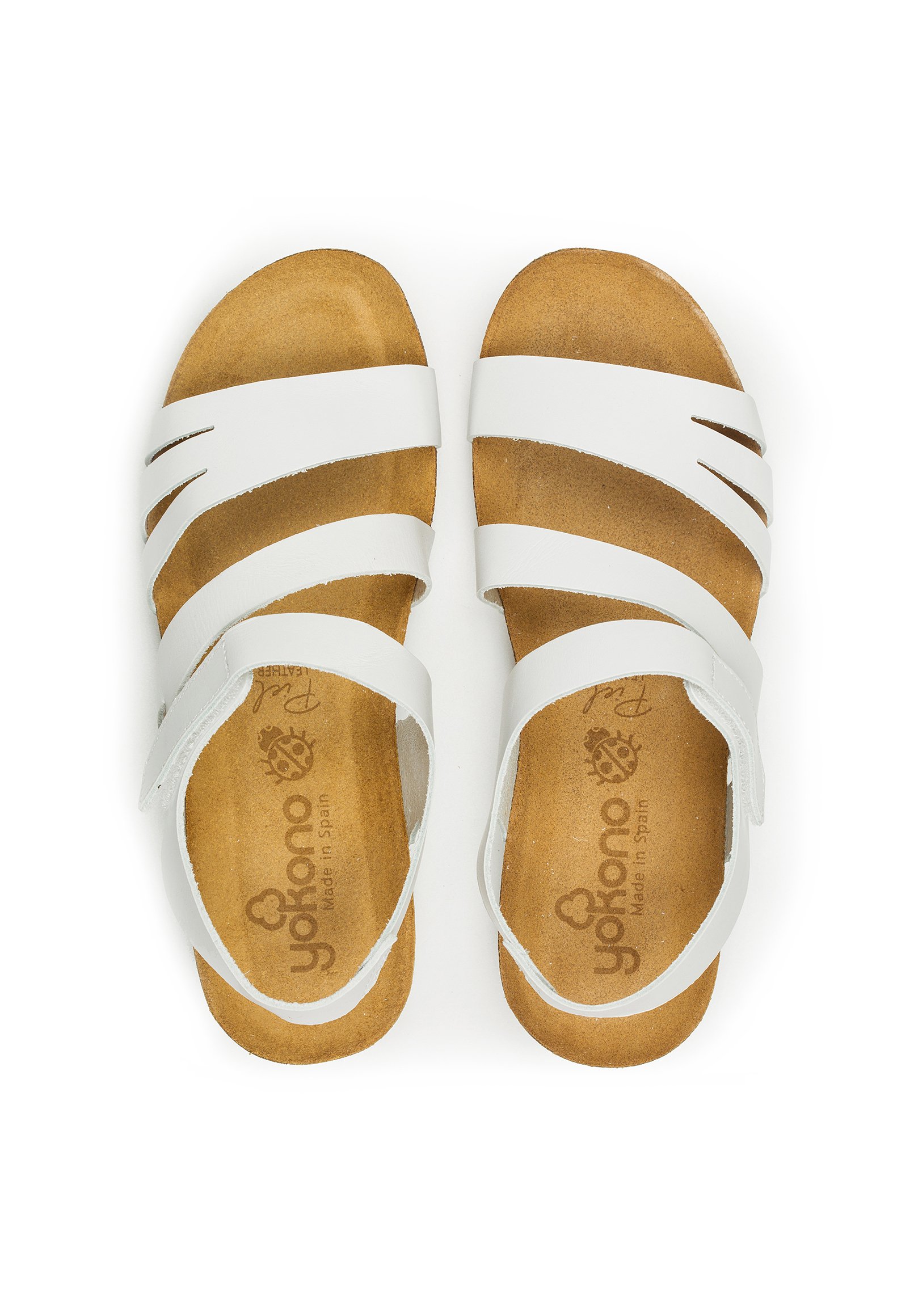 Yokono Sandalias de cuña - blanc/blanco - Zalando.es