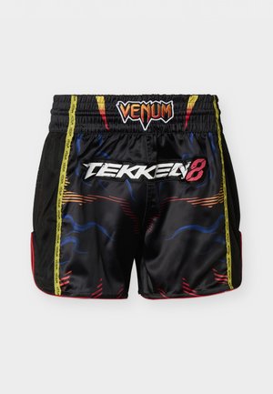 Venum, VENUM X TEKKEN 8 MUAY THAI SHORTS - Αθλητικό σορτς - black/orange