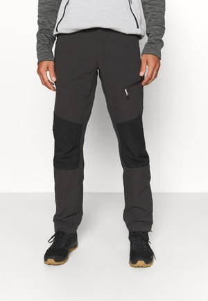 QUESTRA III - Pantalones montañeros largos - ash/black