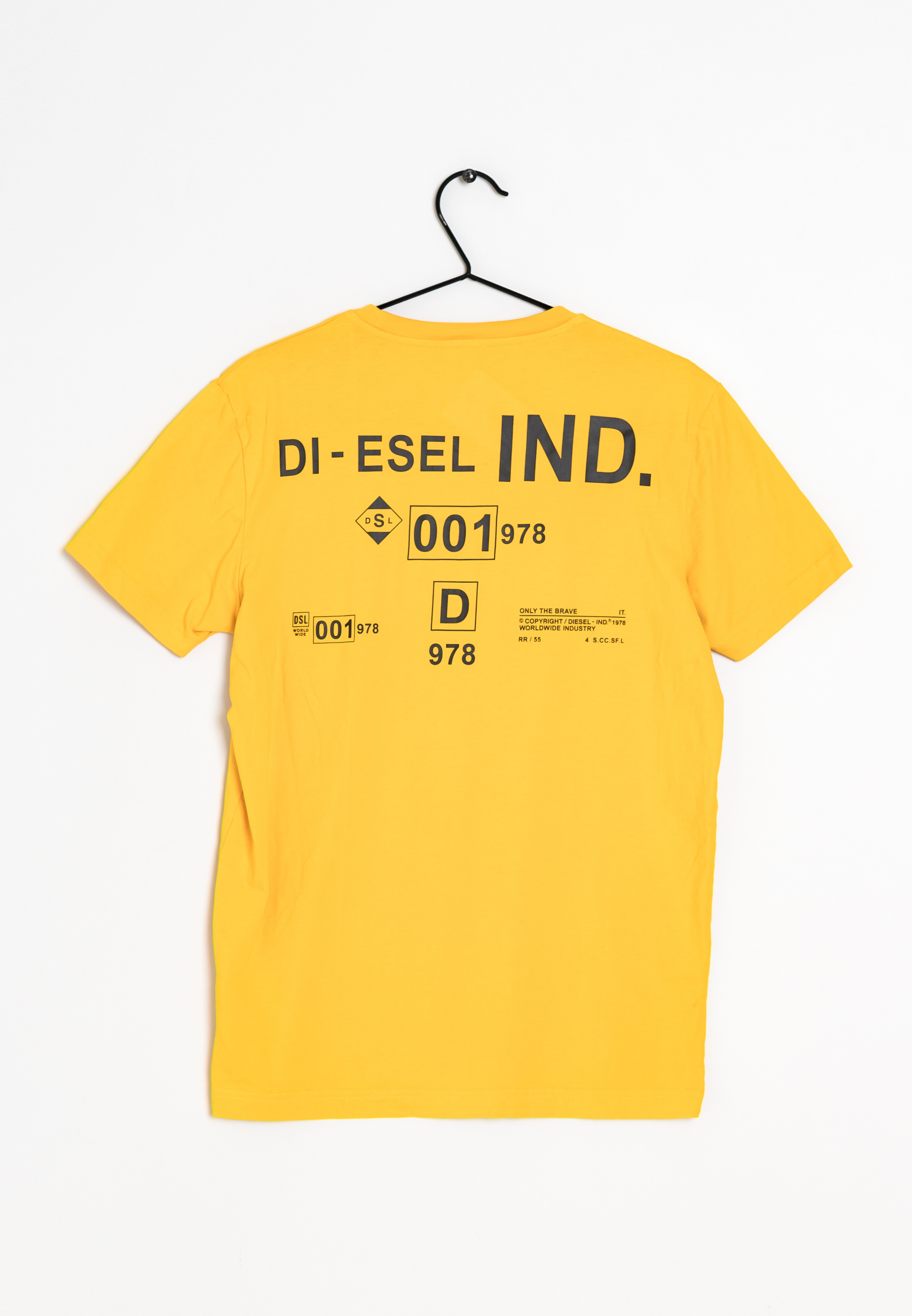 diesel yellow t shirt