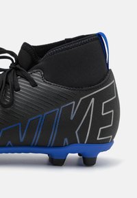 Nike Performance JR MERCURIAL CLUB FG/MG UNISEX - Fußballschuhe für festen Untergrund - black/chrome/hyper royal