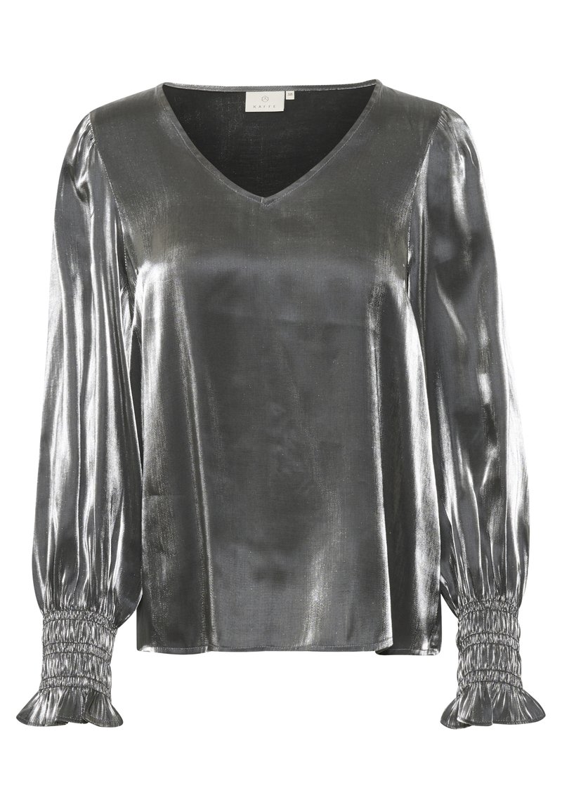 Kaffe Blouse zilverkleurig Kaffe Blouse zilverkleurig