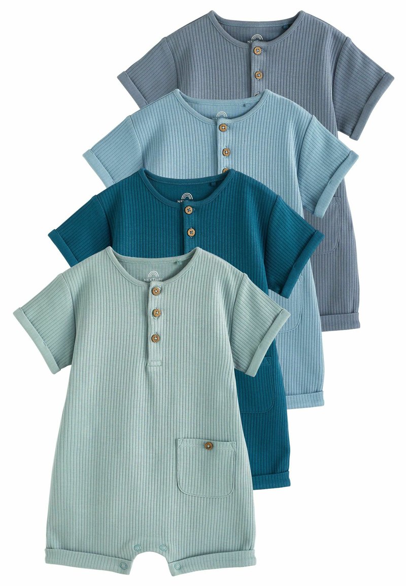 Next - 4 PACK - REGULAR FIT - Kombinezon - blue ribbed, Povećaj