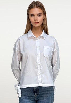 Overhemdblouse - reinweiss