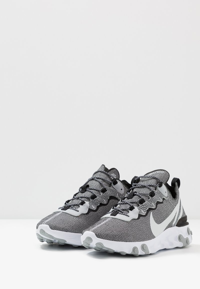 Nike Sportswear React Element 55 Se Zapatillas White Pure Platinum Wolf Grey Black Blanco Zalando Es