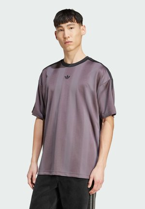 JACQUARD  - Camiseta estampada - grey strata   black