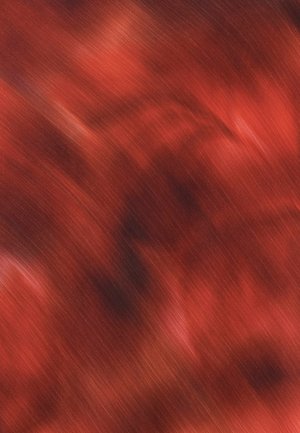 Testo astratto rosso con sfumature lisce, striature di tonalità più scure e un aspetto stratificato che crea profondità e movimento.