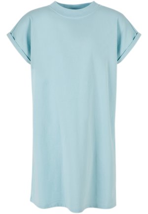 TURTLE EXTENDED SHOULDER - Rochie din jerseu - oceanblue