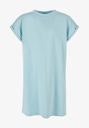 Urban Classics TURTLE EXTENDED SHOULDER - Džersio suknelė - oceanblue