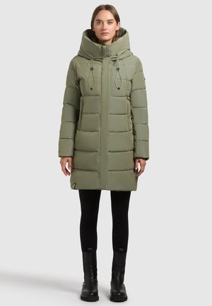 HEATHER - Winter coat - muted green