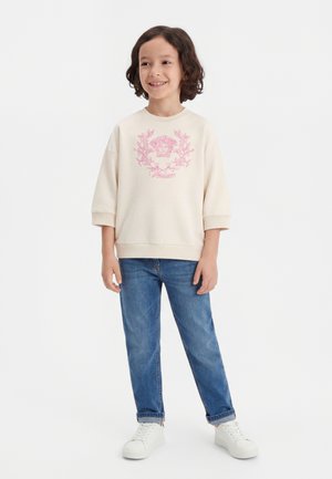 Versace MEDUSA CREST EMBROIDERY - Sudadera - ivory/multi coloured