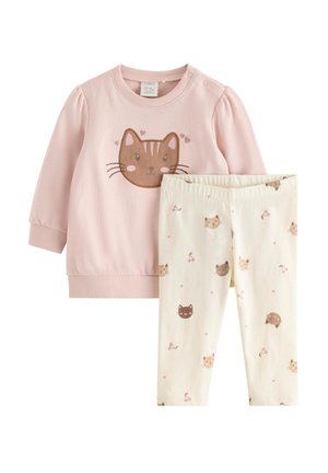 Lindex SET CAT - Legíny – nohavice - light dusty pink