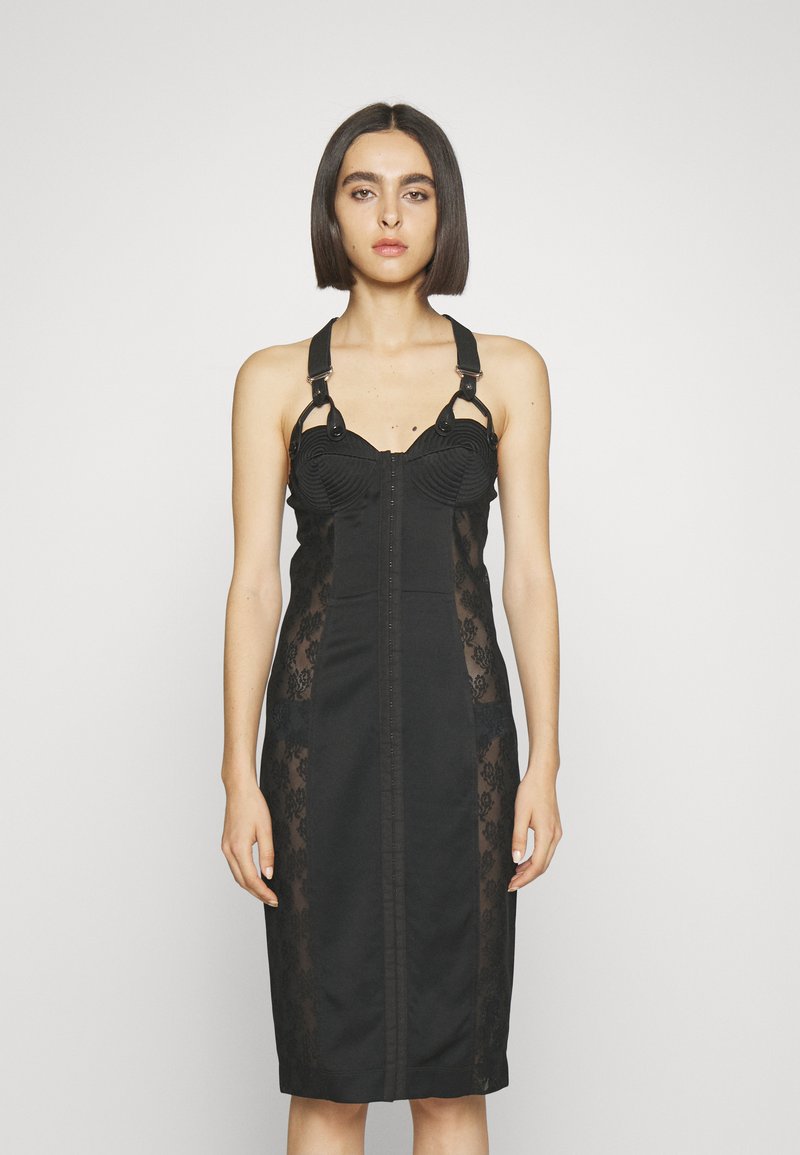 MOSCHINO sparkle lurex party dress