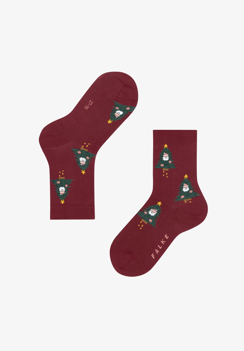 FALKE SANTAS SPACEROCKET - Socken - ruby