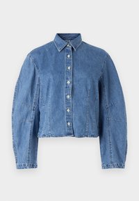 BARREL SLEEVE - Skjortebluser - medium wash