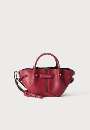KARL LAGERFELD, K/PIERCED MINI - Дамска чанта - dark red