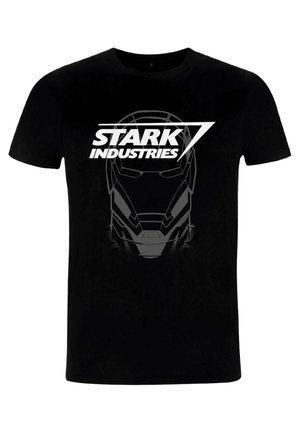 AVENGERS CLASSIC STARK INDUSTRIES UNISEX - Print T-shirt - black