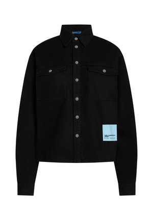 Karl Lagerfeld Jeans, x PIETRO TERZINI BOXY - Τζιν μπουφάν - black